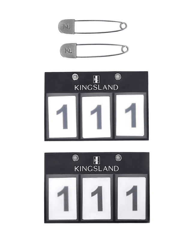  Classic 3-pocket Number plate, 2-pack